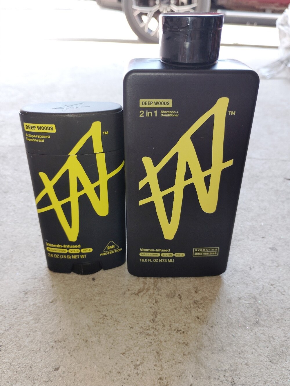 Title: W / W-ALL-OUT (Jake Paul) Deep Woods Men's Grooming Set - 2-in-1 Shampoo